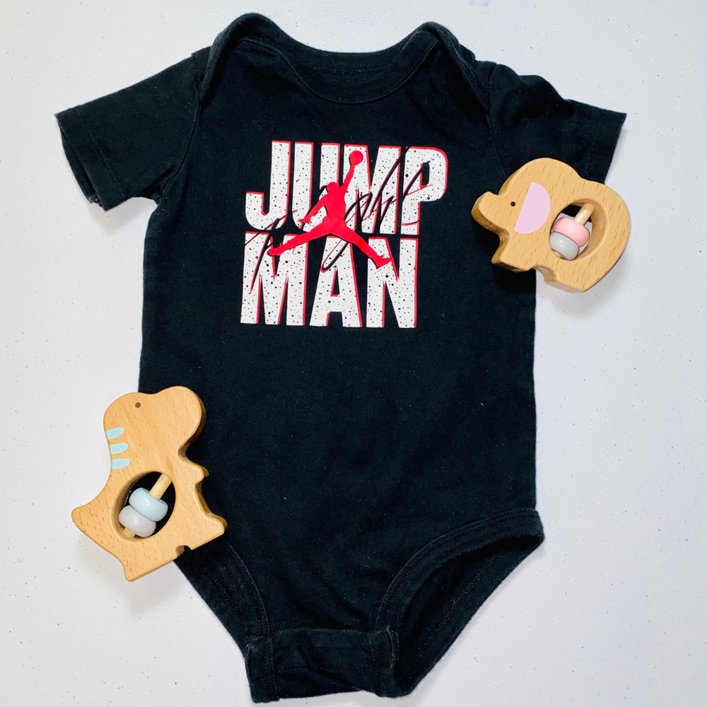 Jump Man Jordan onesie